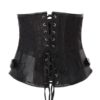 Sexy Clasp Fasteners Punk Black Corset - Image 3