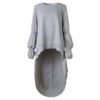 Sexy Irregular Ruffles Lantern Sleeve Dress - Image 11