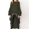 Sexy Irregular Ruffles Lantern Sleeve Dress - Image 20