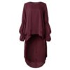 Sexy Irregular Ruffles Lantern Sleeve Dress - Image 5