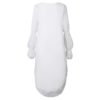Sexy Irregular Ruffles Lantern Sleeve Dress - Image 10