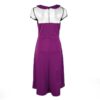 Sexy Lace Patchwork Short Sleeve V-neck Knee-length Party Dress - Image 11