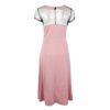 Sexy Lace Patchwork Short Sleeve V-neck Knee-length Party Dress - Image 13