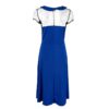 Sexy Lace Patchwork Short Sleeve V-neck Knee-length Party Dress - Image 7