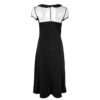 Sexy Lace Patchwork Short Sleeve V-neck Knee-length Party Dress - Image 9