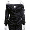 Sexy Off The Shoulder Bodycon Dress - Image 4