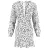 Sexy Print Long Sleeve Beach Holiday Party Dress - Image 4