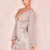 Sexy V Neck Sheath Bodycon Dress - Image 3