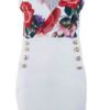 Sexy V Neck Sleeveless Pocket Elegant Slim Party Dress - Image 5