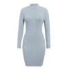 Vintage long sleeve slim fit  Sexy backless knitted dress - Image 4