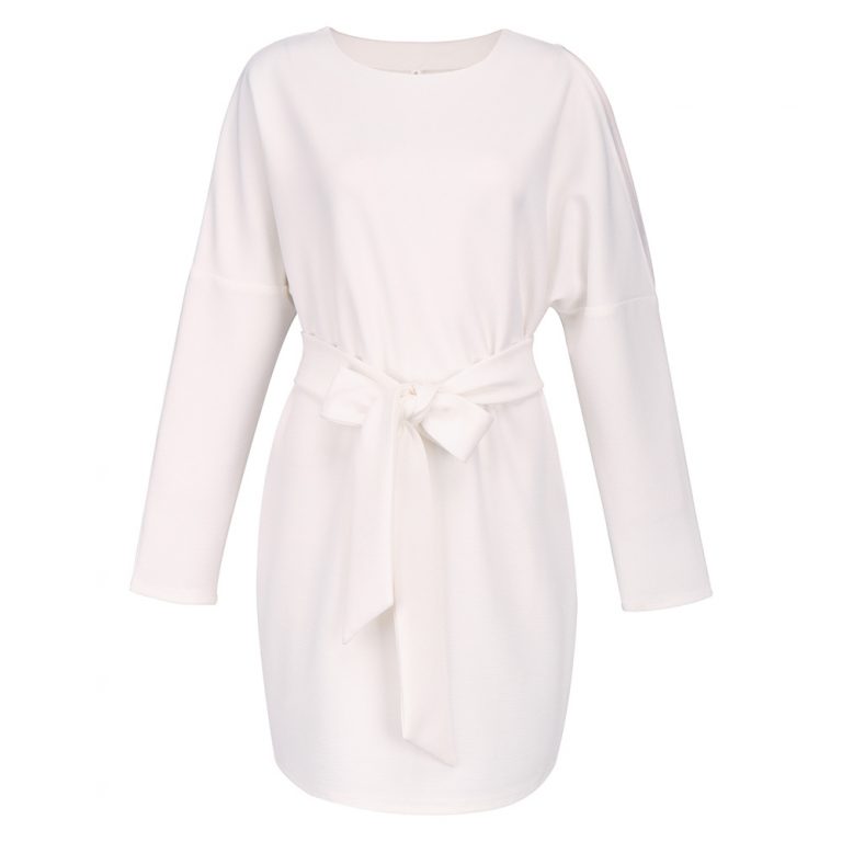 Sexy cold shoulder sweater dress - Image 18