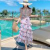 Silk Bohemian Beach Party Dress