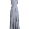 Sleeveless Pleated U Neck Long Dresses - Image 7