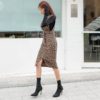Sleeveless Vest Leopard Bodycon Dress - Image 4