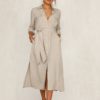 Streetwear Lapel Bow Loose Dress - Image 3