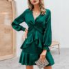 Streetwear Sexy V Neck Mini Dress