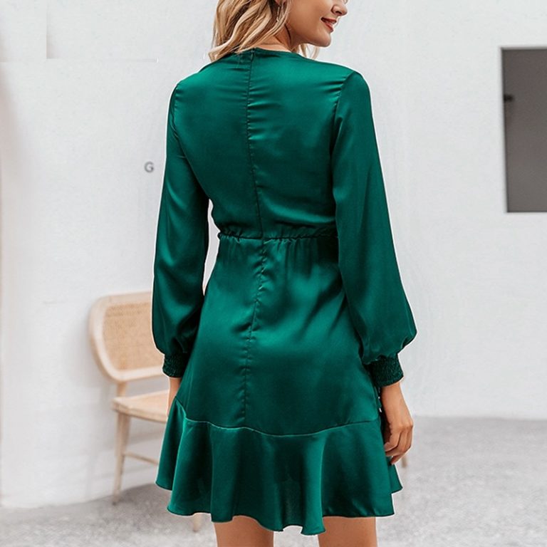 Streetwear Sexy V Neck Mini Dress - Image 3