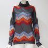 Striped Loose Casual Sweater Ladies Jumpers Top - Image 9