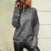 Striped T Shirt Casual Long Sleeve T-Shirt - Image 6