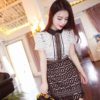 Sweet Lace Hollow out Patchwork Dress
