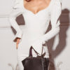 Sweetheart Neck Body Conscious Dress - Image 3