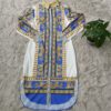 Turn Down Collar Button Up High Street Long Shirt Dresses - Image 10