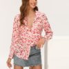 Turn Down Collar Plus Size Office Shirt Top - Image 8