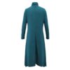 Turtleneck Warm Casual Long Sleeve Solid Maxi Party Dress - Image 21