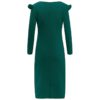 V Neck  Fashion Ruffled Long Sleeve Elegant Party Dress - Image 16