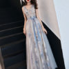 V Neck Graduation Prom Party Dress - Image 6