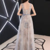 V Neck Graduation Prom Party Dress - Image 8