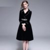 Velvet Elegant evening party Short Dress
