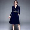Velvet Elegant evening party Short Dress - Image 6