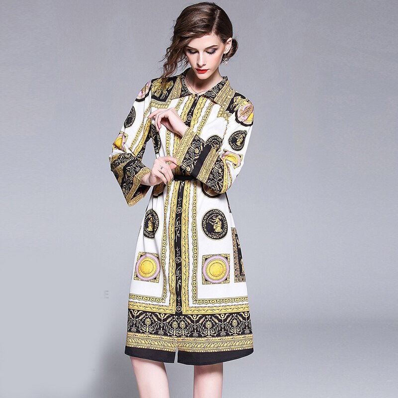 Vestidos Femme Full Sleeve Knee-Length Dresses - Image 5