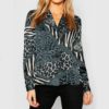Vintage Animal Print Leopard Blouses - Image 11