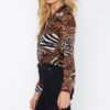 Vintage Animal Print Leopard Blouses - Image 4