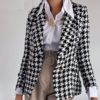 Vintage Houndstooth Blazer - Image 4