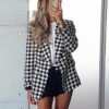 Vintage Houndstooth Blazer - Image 3