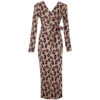 Vintage Print Leopard Long Dress - Image 5