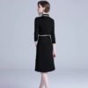 Vintage elegant office work slim party dress - Image 6