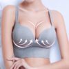 Wireless Sporty Shockproof Running Push Up Sports Bra