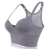 Wireless Sporty Shockproof Running Push Up Sports Bra - Image 8