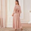 Batwing Sleeve Floral Modest Maxi Dress - Image 5