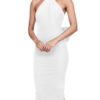 Halter Bows Sleeveless Backless Semi Formal Party Dresses - Image 4