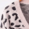 Cardigans Long Sleeve V Neck Animal Print - Image 10