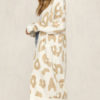 Cardigans V Neck Animal Print - Image 2