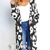 Cardigans V Neck Animal Print - Image 6