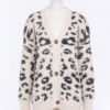Cardigans Long Sleeve V Neck Animal Print - Image 7