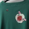 Cartoon Pig Printing Cotton Nightgown - Image 7