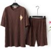 Casual Cotton Overhead Loose Pajama Set - Image 3